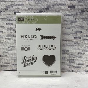 peachy keen, gebruikt, tweedehands, stampin up, stampin treasure