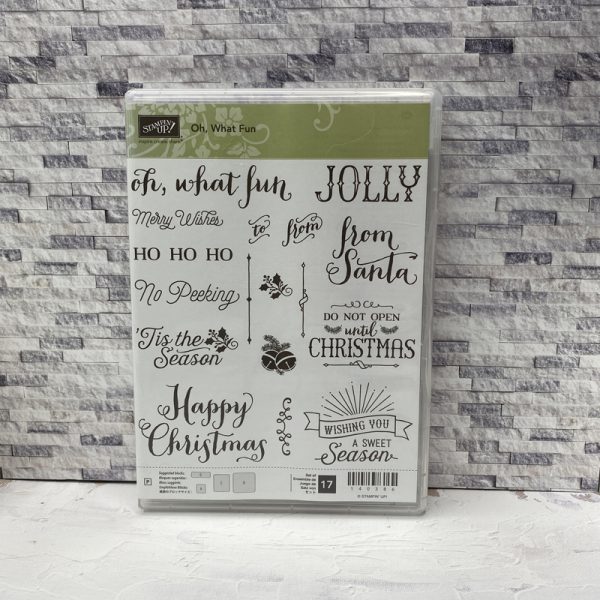 oh what fun, stampin up, stampin treasure, gebruikt, tweedehands