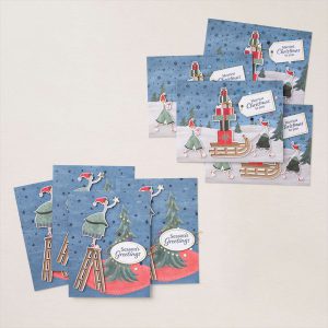 christmas whimsy, kaartenmaakset, workshoppakket, stampin up, stampin treasure