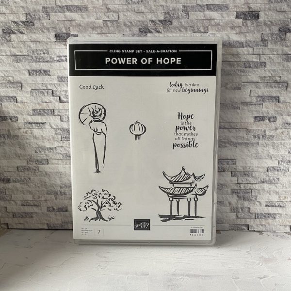 power of hope, stampin up, stampin treasure, gebruikt, tweedehands